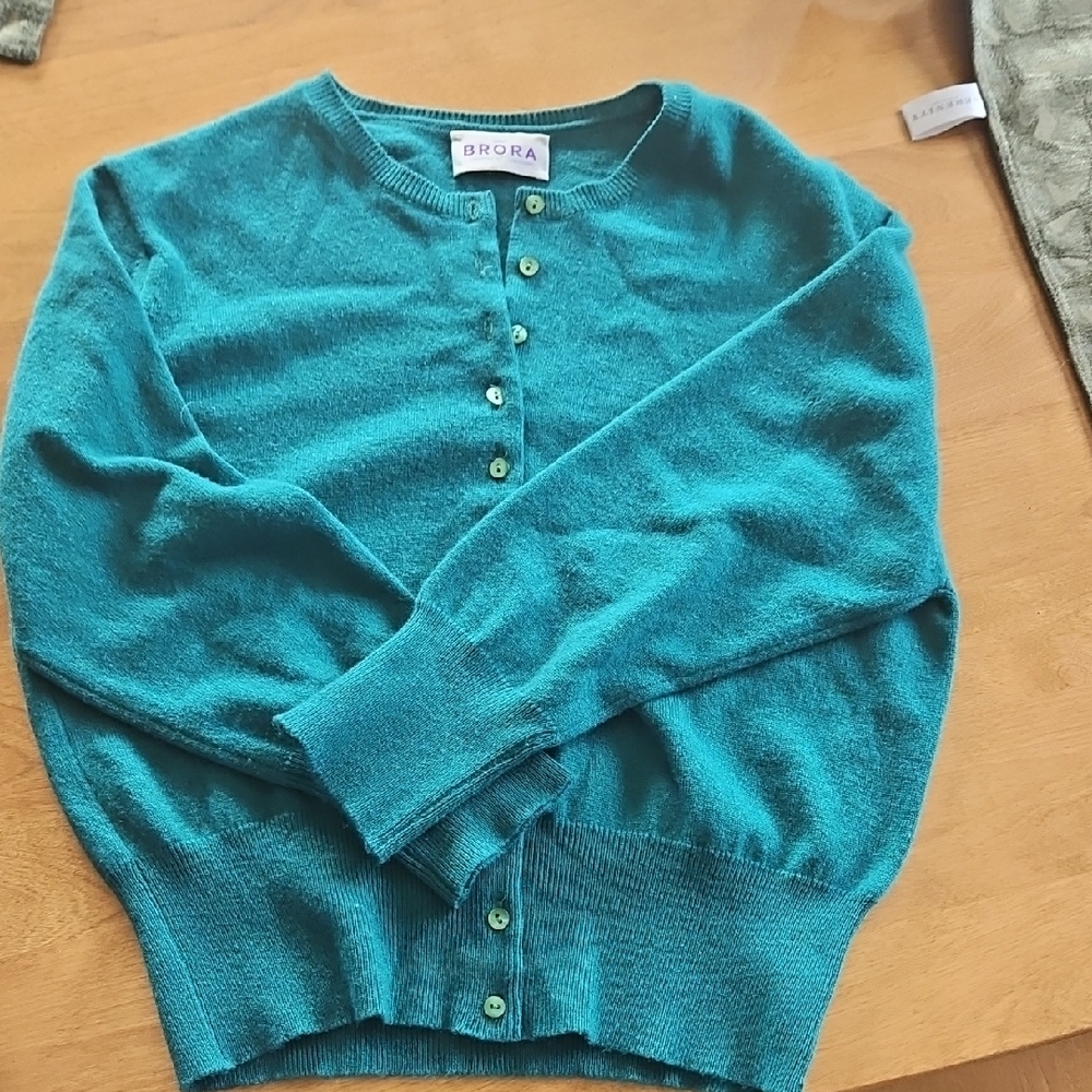 Teal Women's Cashmere Sweater